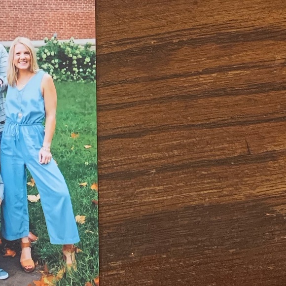 Old Navy Sleeveless V Neck Utility Denim Jumpsuit - Picture 3 of 4